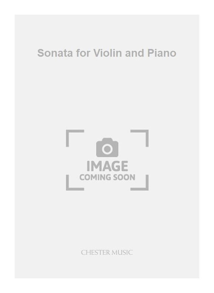 Sonata for Violin and Piano